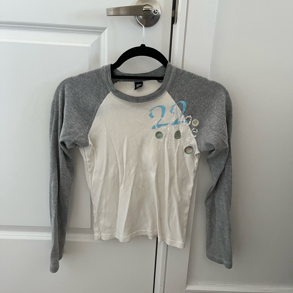 Caro Cuore Sport CCS Grey White 3/4 Longsleeve Shirt